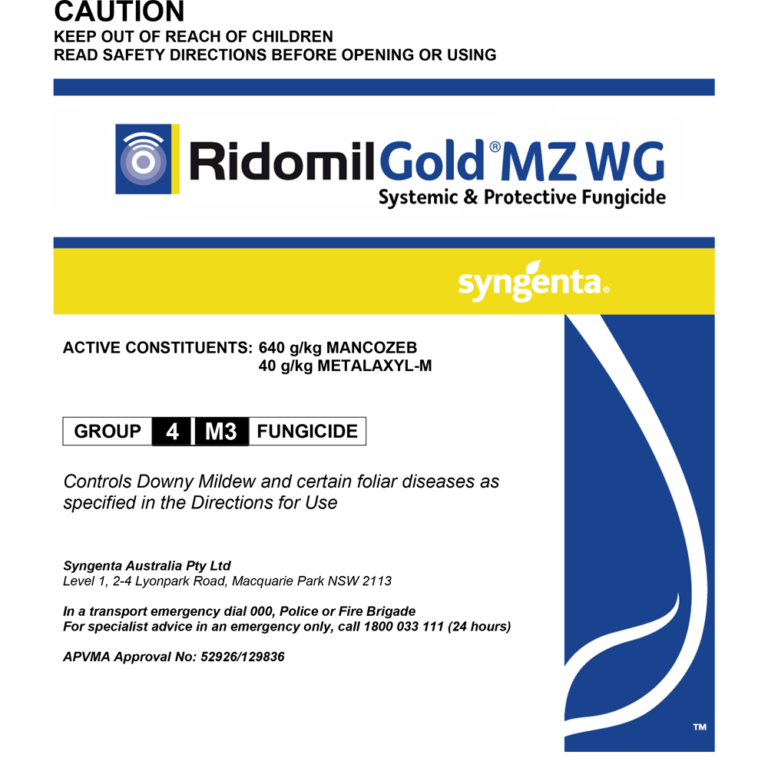 Ridomil Gold MZWG Mancozeb 640g kg Metalaxyl M 40g kg 5kg ridomil-gold-mzwg-mancozeb-640g-kg-metalaxyl-m-40g-kg-5kg